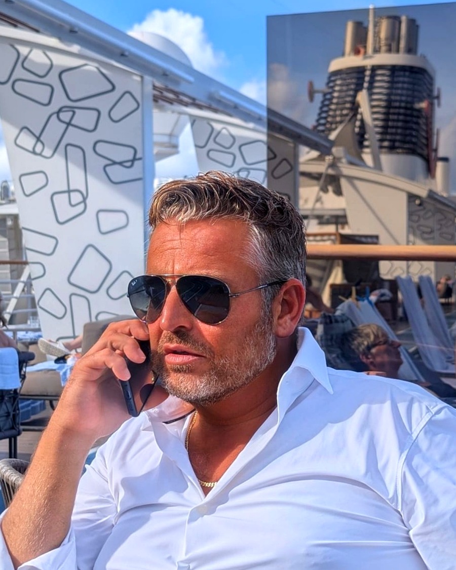 Bjoern auf dem Schiff